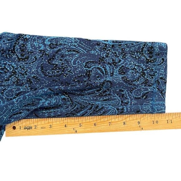 ONYX Nite Twin Set Sapphire Teal Blue Glitter Cardigan Formal Bridal Women's XL - Picture 12 of 12